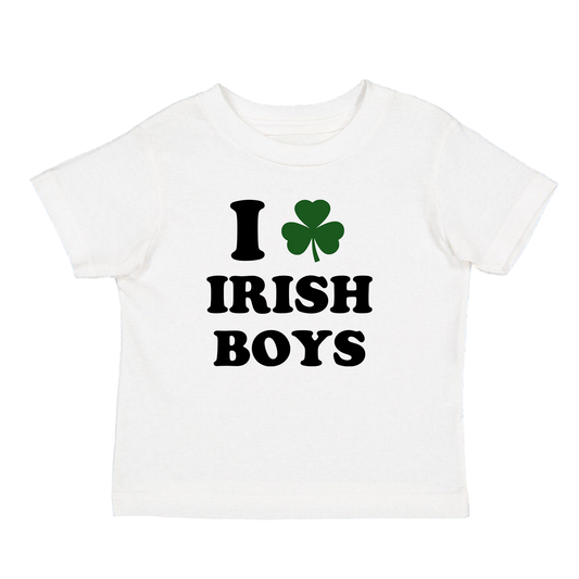 I Love Irish Boys Baby Tee, Saint Patrick’s Day Baby Tee, St Pattys T Shirt